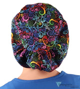 Euro Style Riley Comfort Cap - Ethereal Kaleidoscope Riley Comfort Scrub Caps