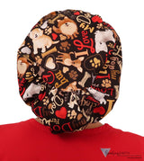 Euro Style Riley Comfort Scrub Cap - American Made - FURRever Doggie Love Riley Comfort Scrub Caps