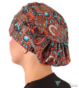 Euro Style Riley Comfort Scrub Cap - American Made - Indian Jewelry Coral Riley Comfort Scrub Caps