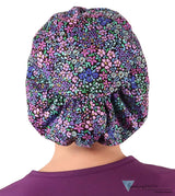 Euro Style Riley Comfort Cap - Petals In Bloom Riley Comfort Scrub Caps