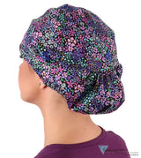 Euro Style Riley Comfort Cap - Petals In Bloom Riley Comfort Scrub Caps