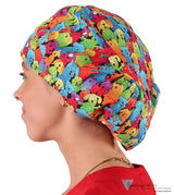 Euro Style Riley Comfort Cap - Prismatic Pooch Party Riley Comfort Scrub Caps
