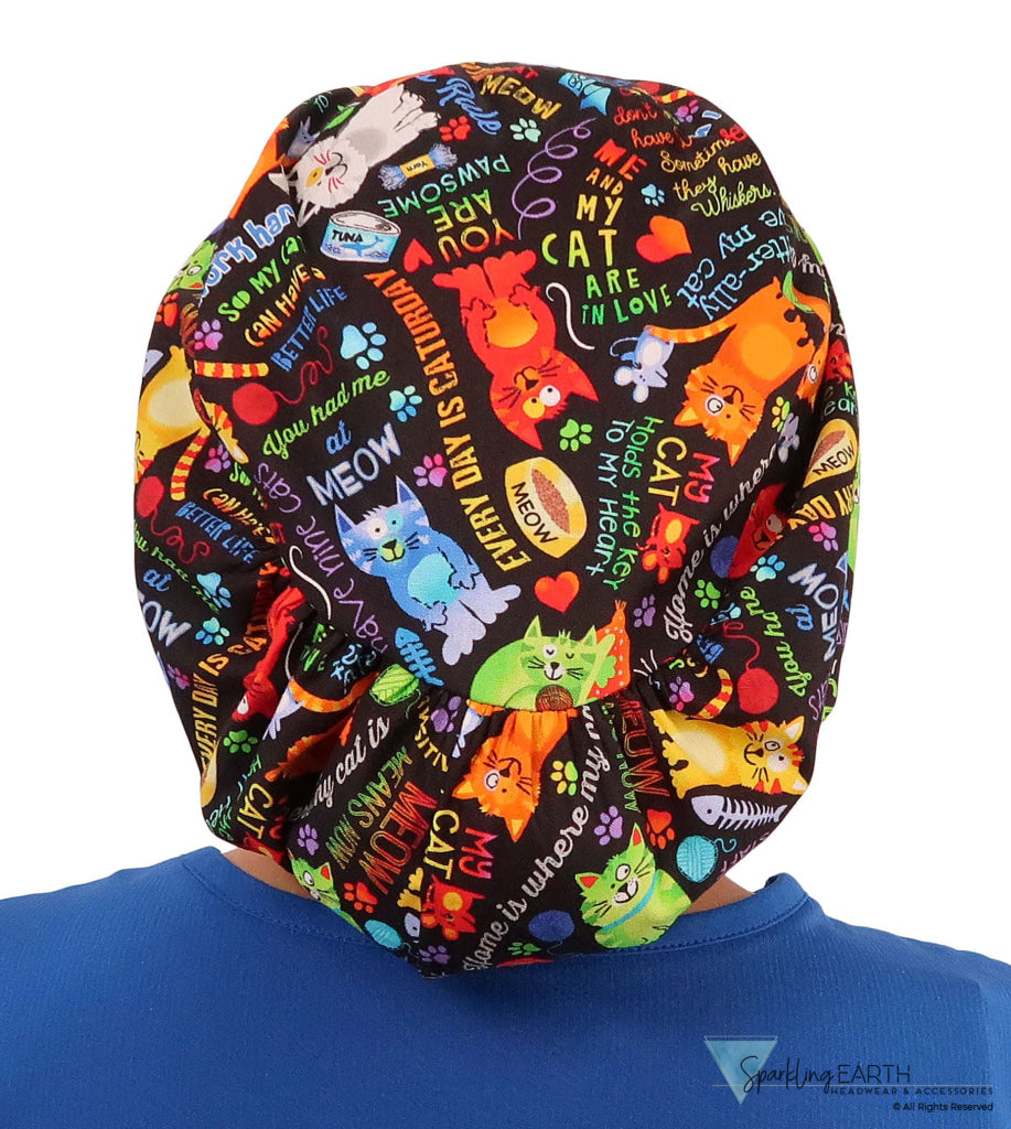 Euro Style Riley Comfort Scrub Cap - American Made - PURRfect Kitties Riley Comfort Scrub Caps