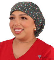 Riley Comfort Surgical Scrub Cap - Tangled Lights - Riley Comfort Scrub Caps - Sparkling EARTH