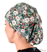 Euro Style Riley Comfort Scrub Cap - American Made - Winter Wonderland Riley Comfort Scrub Caps