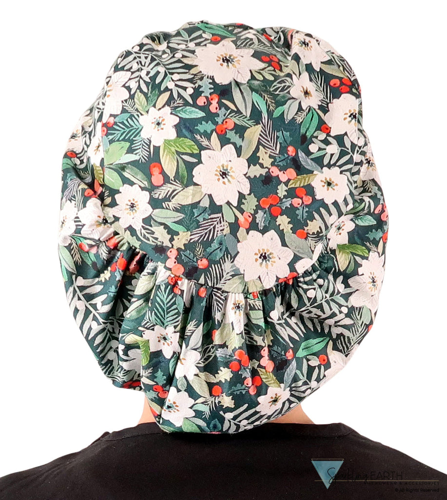 Euro Style Riley Comfort Scrub Cap - American Made - Winter Wonderland Riley Comfort Scrub Caps