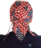 Extra Deep Deluxe Skull Cap - Stars & Stripes - Extra Deep Deluxe Skull Caps - Sparkling EARTH