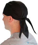 Extra Deep Deluxe Skull Cap - Solid Black - Extra Deep Deluxe Skull Caps - Sparkling EARTH