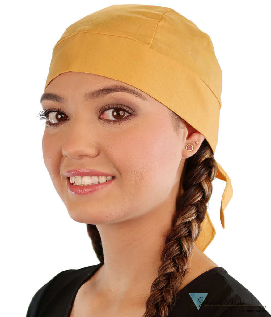 Extra Deep Grand Skull Cap – Sweatband-Free Made in USA - Solid Butterscotch Grand Skull Caps