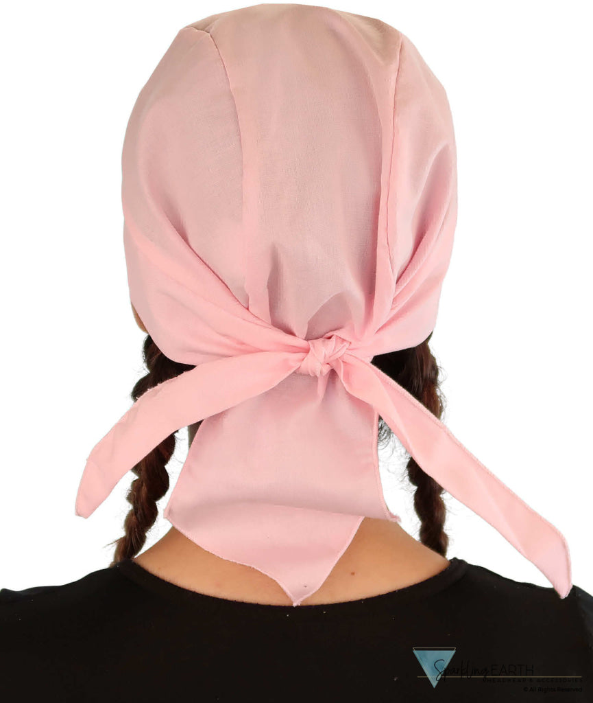 Extra Deep Grand Skull Cap – Sweatband-Free Made in USA - Solid Light Pink Grand Skull Caps