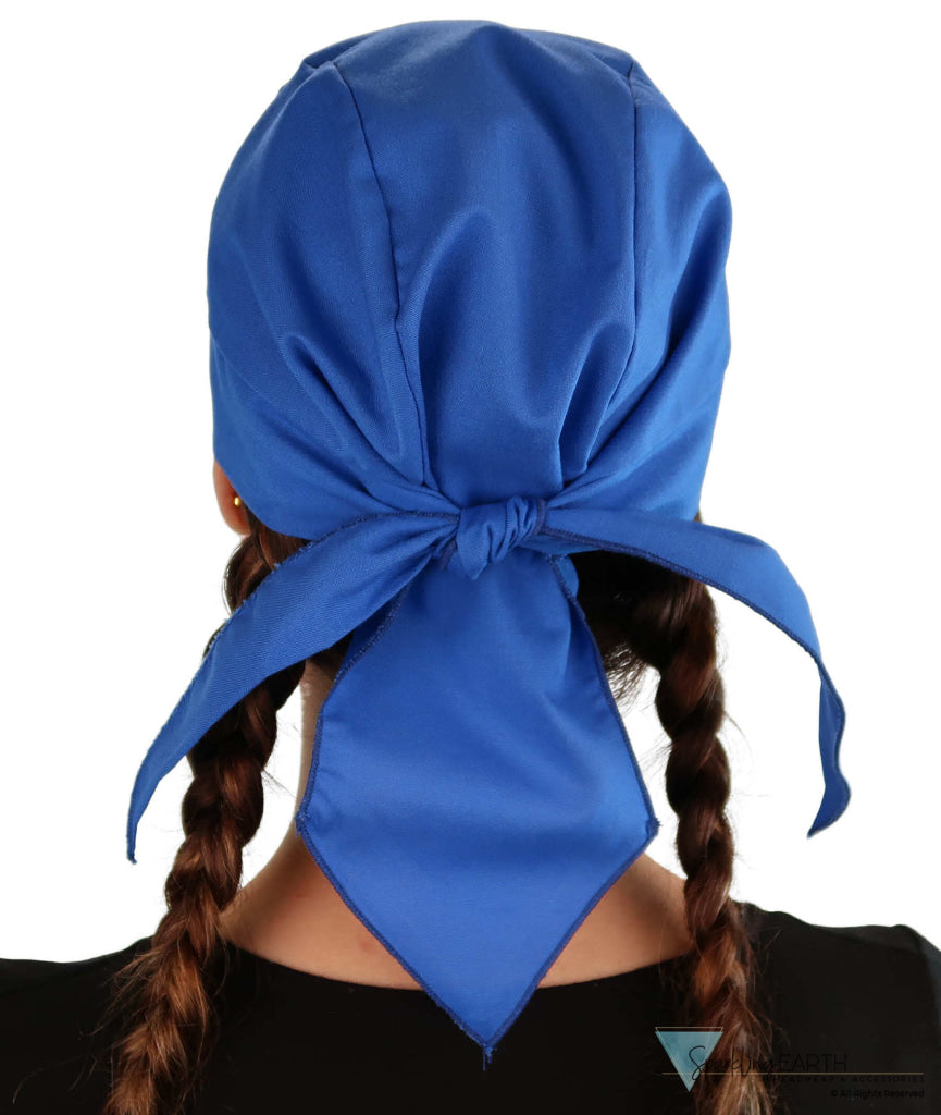 Extra Deep Grand Skull Cap – Sweatband-Free Made in USA - Solid Royal Blue Grand Skull Caps