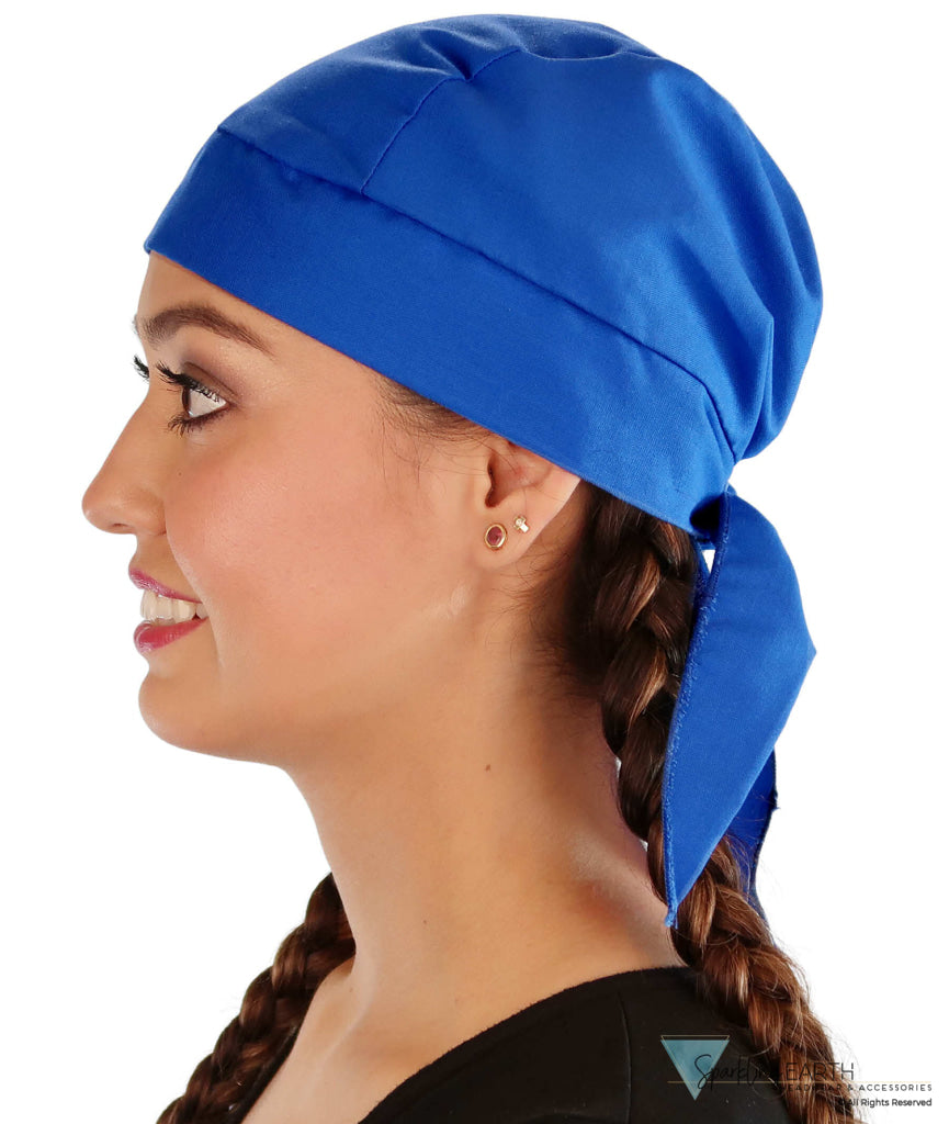 Extra Deep Grand Skull Cap – Sweatband-Free Made in USA - Solid Royal Blue Grand Skull Caps