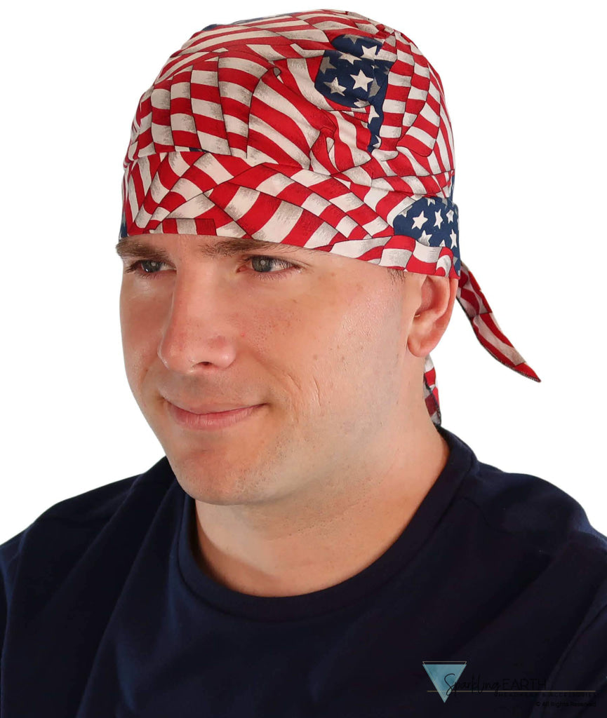 Grand Skull Cap - Stars & Stripes - Grand Skull Caps - Sparkling EARTH