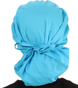 Banded Bouffant Surgical Scrub Cap - Peacock Blue