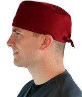 Surgical Scrub Cap - Solid Red Wine - Surgical Scrub Caps - Sparkling EARTH