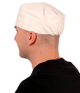 Chef's Beanie Elastic Back - White