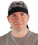 Classic Skull Cap - Rattlesnake on Black