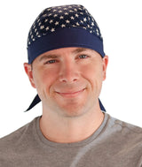 Classic Skull Cap - Navy with Stars