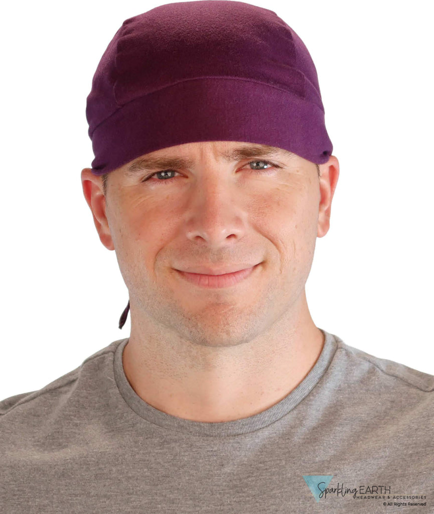 Grand Stretch Skull Cap - Solid Plum Grand Stretch Skull Caps