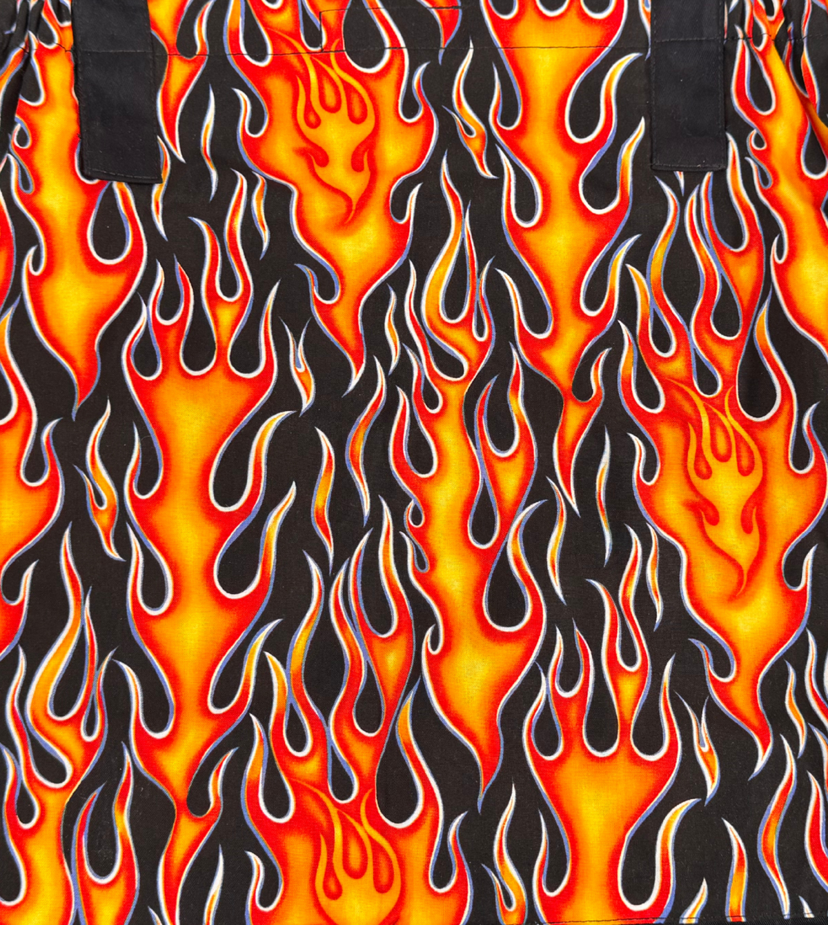 Eco-Friendly Tote Bags with Multiple Pockets and Amazing Patterns - Hot Rod Flames