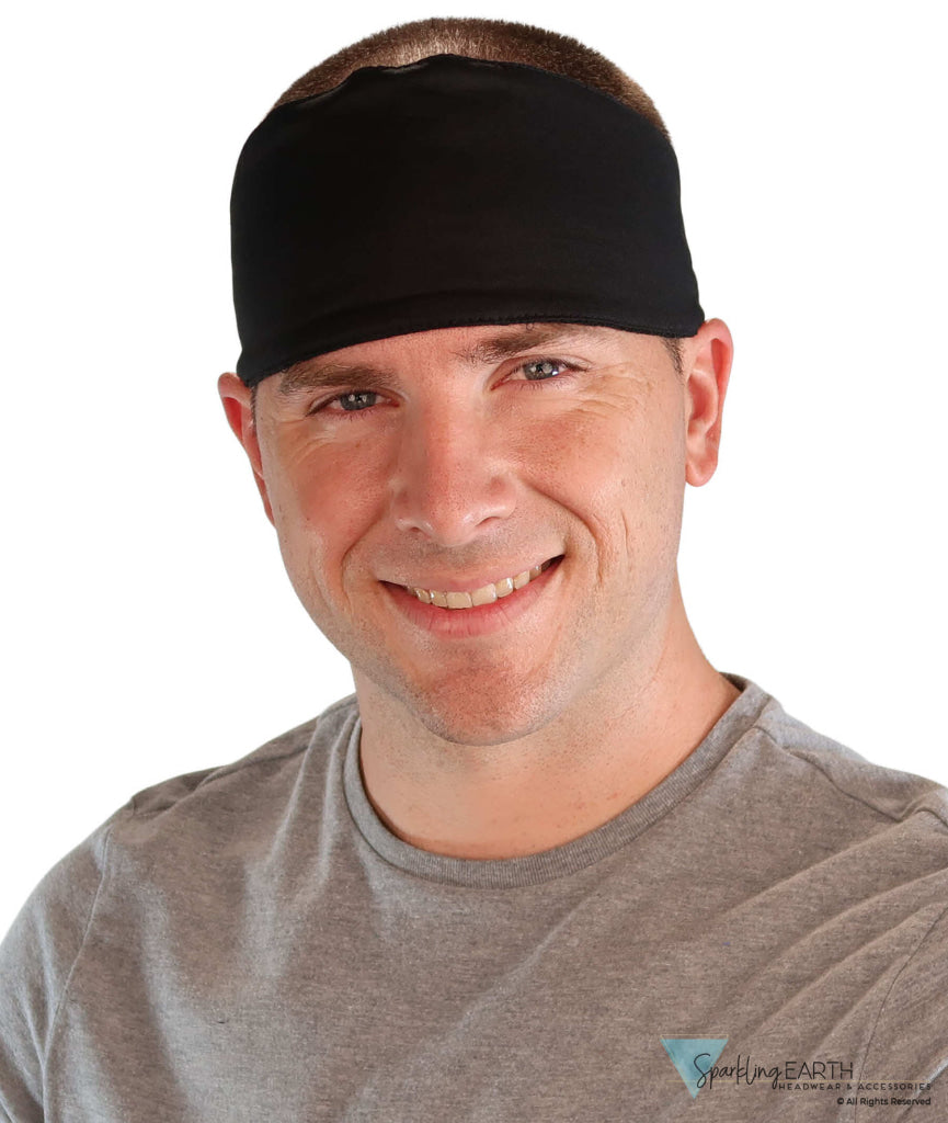 Imported Chop Top Doo Wrap – Bold Biker Fashion Bandana with Lightweight Fit - Solid Black Imported Chop Tops