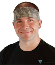 Jumbo Headband - Army ACU Digital Camouflage - Sparkling EARTH