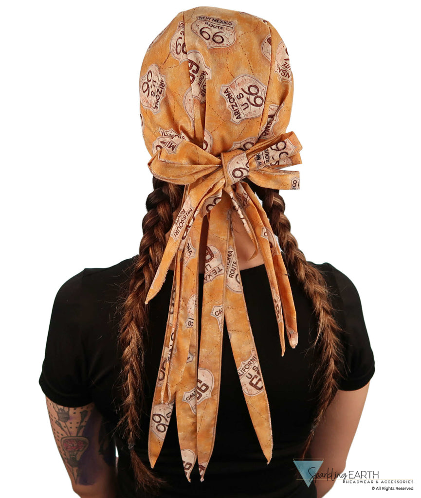 Nomad 10 Skull Cap - Rockstar Style for the Open Road - American Made - Desert Route 66 Nomad 10 Skull Caps