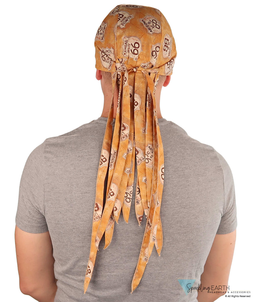 Nomad 10 Skull Cap - Rockstar Style for the Open Road - American Made - Desert Route 66 Nomad 10 Skull Caps