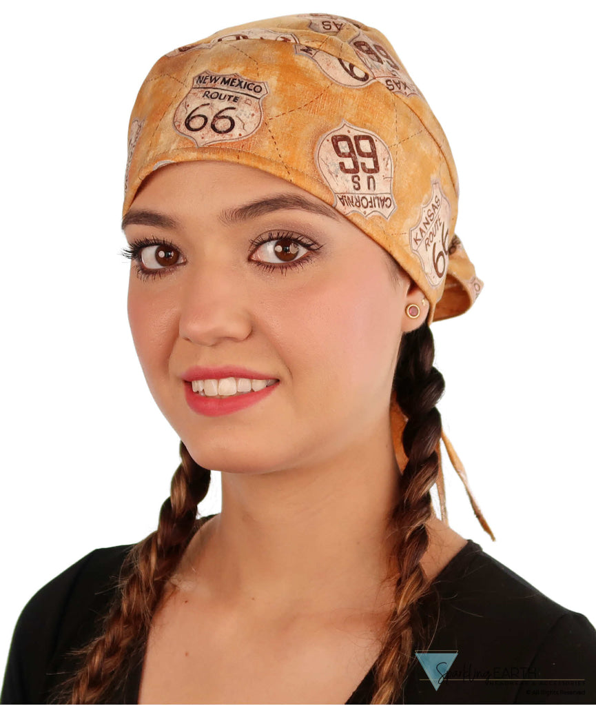 Nomad 10 Skull Cap - Rockstar Style for the Open Road - American Made - Desert Route 66 Nomad 10 Skull Caps