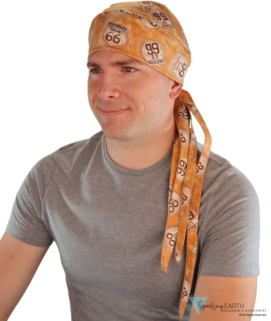 Nomad 10 Skull Cap - Rockstar Style for the Open Road - American Made - Desert Route 66 Nomad 10 Skull Caps