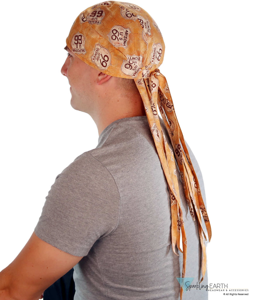 Nomad 10 Skull Cap - Rockstar Style for the Open Road - American Made - Desert Route 66 Nomad 10 Skull Caps