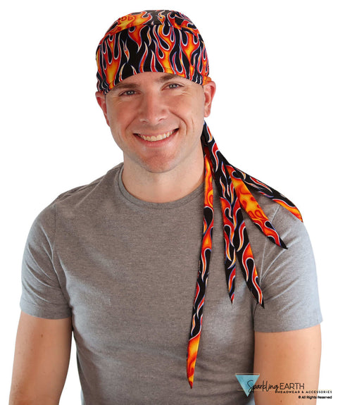 Nomad 10 Skull Cap - Rockstar Style for the Open Road - American Made - Hot Rod Flames Nomad 10 Skull Caps