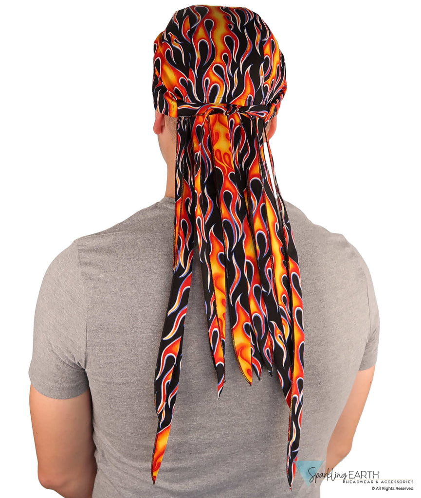 Nomad 10 Skull Cap - Rockstar Style for the Open Road - American Made - Hot Rod Flames - Nomad 10 Skull Caps - Sparkling EARTH