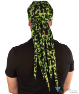 Nomad 10 Skull Cap - Liquid Green Flames on Black - Nomad 10 Skull Caps - Sparkling EARTH