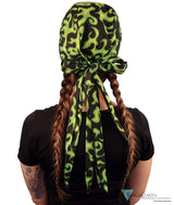Nomad 10 Skull Cap - Liquid Green Flames on Black - Nomad 10 Skull Caps - Sparkling EARTH