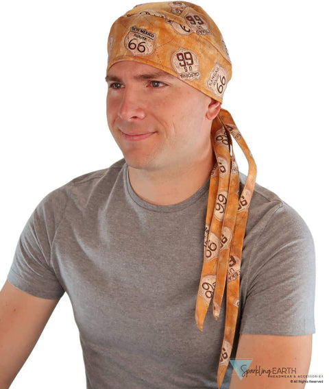 Nomad 10 Skull Cap - Route 66 on Desert - Nomad 10 Skull Caps - Sparkling EARTH
