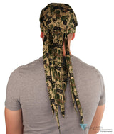 Nomad 10 Skull Cap - Tossed Camouflage Cycles - Nomad 10 Skull Caps - Sparkling EARTH