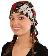 Nomad 10 Skull Cap - Skulls & Roses - Sparkling EARTH