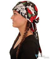 Nomad 10 Skull Cap - Skulls & Roses - Sparkling EARTH