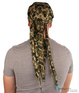 Nomad 10 Skull Cap - Tossed Camouflage Cycles - Sparkling EARTH