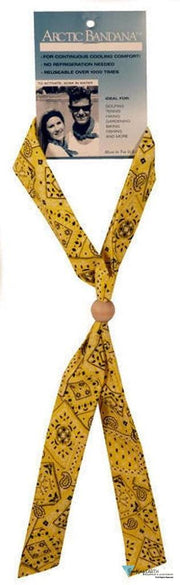 Arctic Bandana Neck Cooling Tie  - Blazing Bandana Yellow - Sparkling EARTH