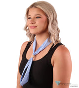 Reusable Cooling Neck Tie - Solid Sky Blue NECK COOLING TIES