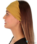 Reversible Stretch Headband – Stylish Comfortable & USA-Made - Carmel Stretch Headbands