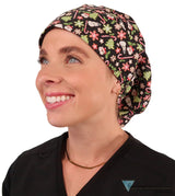 Riley Comfort Surgical Scrub Cap - Holiday Happiness Caps