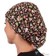 Riley Comfort Surgical Scrub Cap - Holiday Happiness Caps