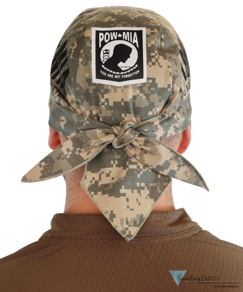 RIPSTOP ACU Camo Skull Caps: The Ultimate Outdoor Accessory - ACU Digital Camouflage Ripstop POW MIA Classic Skull Caps