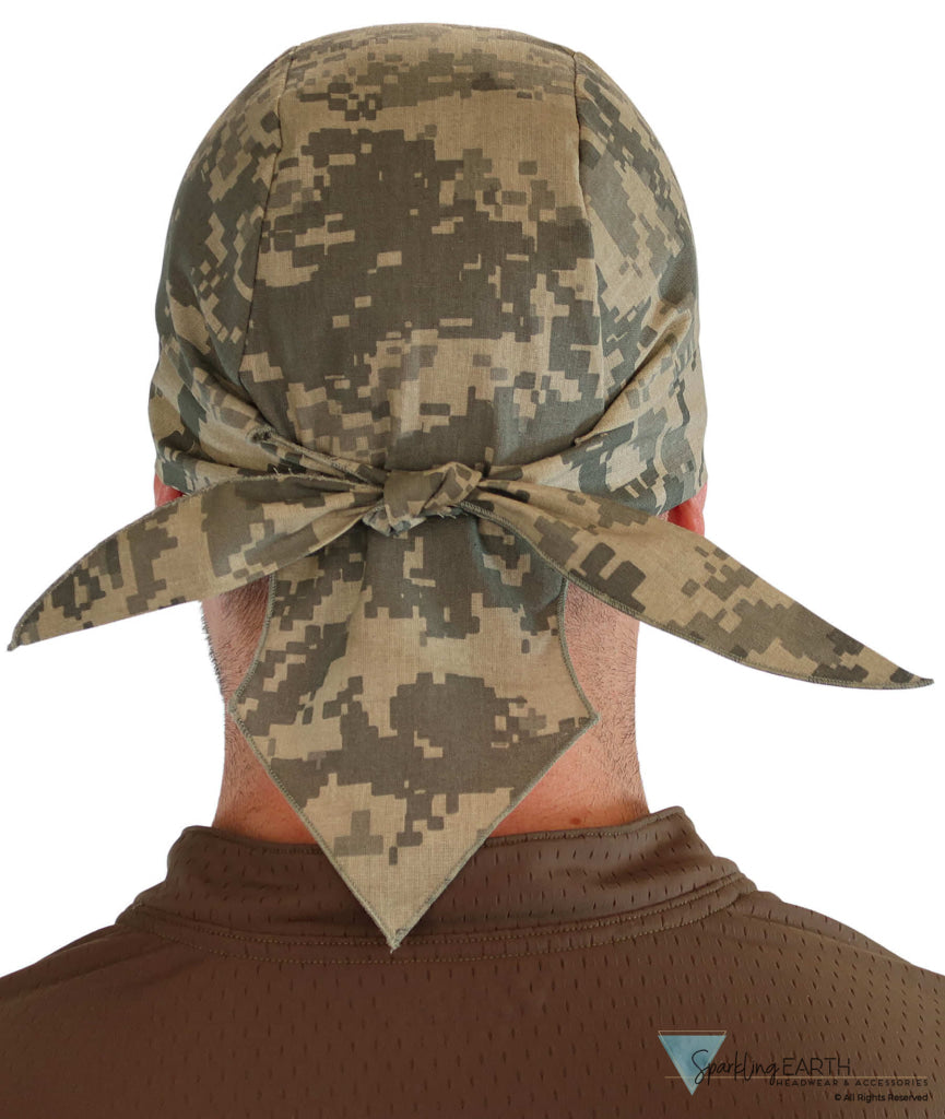 RIPSTOP ACU Camo Skull Caps: The Ultimate Outdoor Accessory - ACU Digital Camo Ripstop - Classic Skull Caps - Sparkling EARTH