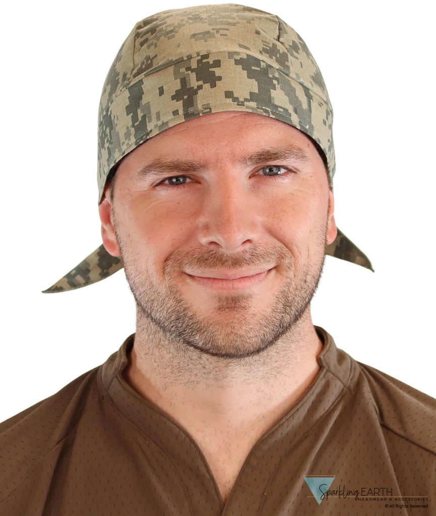 RIPSTOP ACU Camo Skull Caps: The Ultimate Outdoor Accessory - ACU Digital Camo Ripstop - Classic Skull Caps - Sparkling EARTH