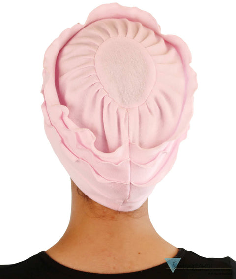 Sophia Ruffle Cap - Pink Comfort Caps
