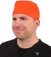 Sparkling EARTH Unisex Classic Surgical Style Scrub Working Cap Built in Sweatband 100% Cotton Made in The USA!